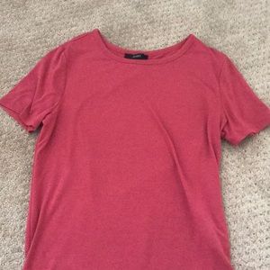 forever 21 top. Pink shirt sleeve shirt